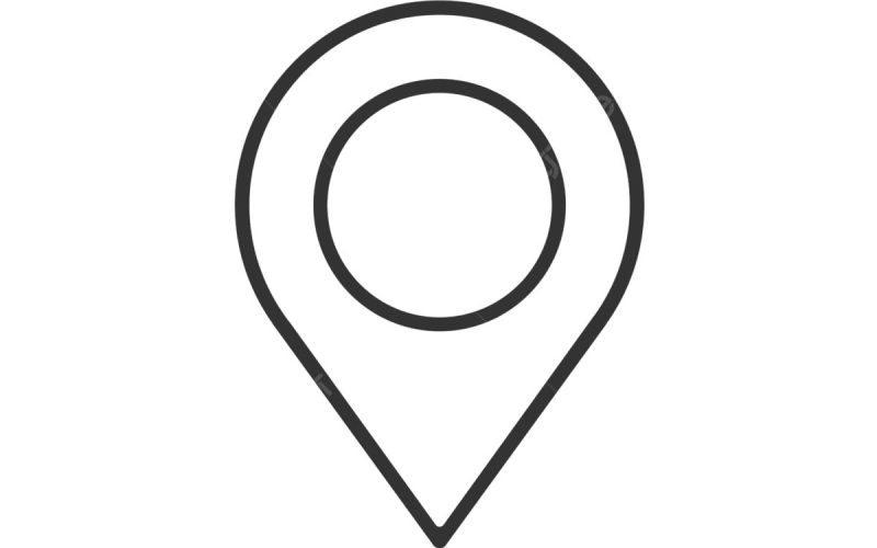 pngtree location line icon on a white background map gps symbol vector picture image 10088823